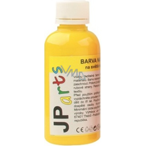 JP arts Textile paint for light materials, basic shades 1. Yellow 50 g