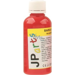 JP arts Paint for textiles for light materials, basic shades 3. Red 50 g