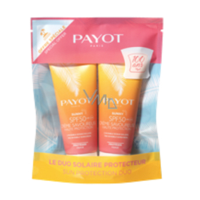 Payot Sunny Creme Savoureuse SPF 50 invisible sunscreen - high face protection 2 x 50 ml, cosmetic set