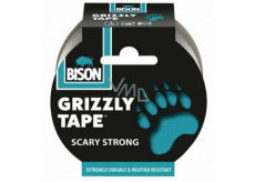 Bison Grizzly Tape adhesive repair tape silver, tape width: 50 mm with a 10 m long roll