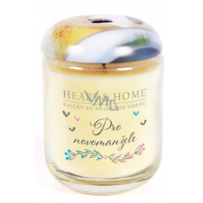 Heart & Home For newlyweds A large soy scented candle burns for up to 70 hours 340 g