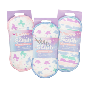 Vivid Unicorn 2-in-1 Universal Anti-Bacterial Cleaning Pad with Microfiber and Scouring Pad 19 cm x 9.5 cm 1 piece