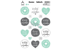Arch Home Labels Home Labels stickers Handmade 12 x 18 cm