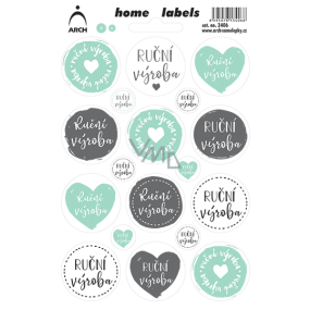 Arch Home Labels Home Labels stickers Handmade 12 x 18 cm