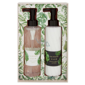 Heathcote & Ivory Tender Palm cleansing gel 200 ml + body lotion 200 ml, cosmetic set