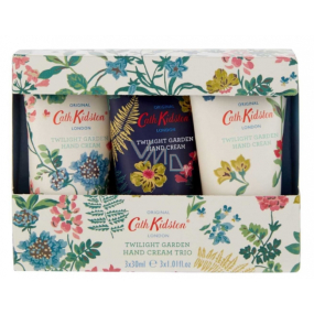 Heathcote & Ivory Twilight Garden nourishing cream for hands and nails 3 x 30 ml, cosmetic set
