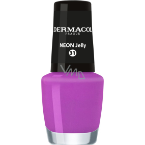 Dermacol Neon Nail Polish Neon nail polish 31 Neon Jelly 5 ml