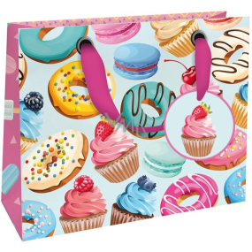 Nekupto Gift paper bag luxury 18 x 16 x 8 cm Sweets 1838 LIS