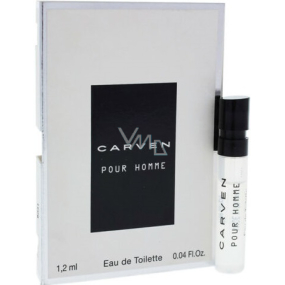 Carven Pour Homme eau de toilette 1.2 ml with spray, vial