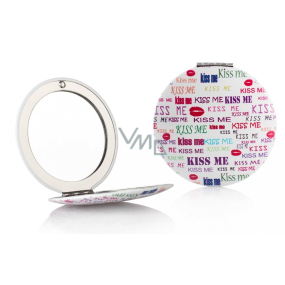 Diva & Nice Double classic and magnifying mirror Kiss Me 7 cm