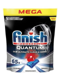 Finish Quantum Ultimate tablets for the dishwasher, protects dishes and glasses, brings dazzling purity, shine 65 pieces