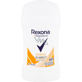 Rexona WorkOut Hi-Impact solid antiperspirant stick with 48-hour effect for women 40 ml