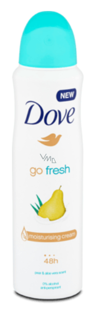 Dove Go Fresh Pear and Aloe Vera antiperspirant deodorant spray with 48-hour effect for women 150 ml VMD parfumerie - drogerie
