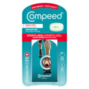 Compeed patch for blisters sports heel 5 pieces