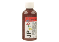 JP arts Paint for textiles for light materials, glitter 11. Dark brown 50 g