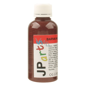 JP arts Fabric Paint for Light Materials, Glitter 11. Dark brown 50 g