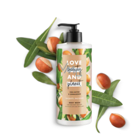 Love Beauty & Planet Shea butter and Sandalwood shower gel for rich hydration 500 ml