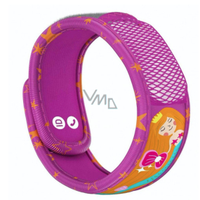 Parakito Repellent mosquito bracelet for children Mermaid natural, refillable, waterproof, protection 24h / day - 15 days for refill + two refills
