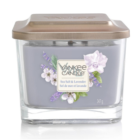Yankee Candle Sea Salt & Lavender Elevation medium glass 3 wicks 347 g