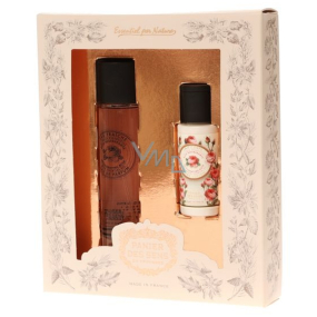 Panier des Sens Rose perfumed water for women 50 ml + body lotion 50 ml, gift set