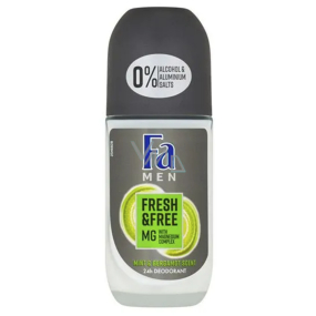 Fa Men Fresh & Free Mint & Bergamot Scent 24h roll-on ball deodorant 50 ml