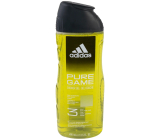 Adidas Pure Game 3in1 shower gel for body, face and hair for men 400 ml