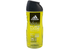Adidas Pure Game 3in1 shower gel for body, face and hair for men 400 ml