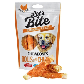 Brit Lets Bite Chewable chicken logs supplementary food for dogs 110 g