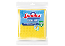 Spontex 3 Antibak Antibacterial Fungal Wipe Yellow 18,5 x 20,5 cm 3 pieces