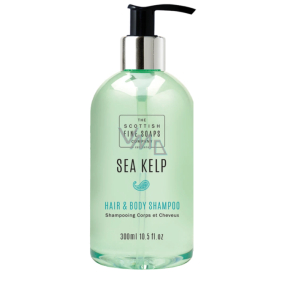 Scottish Fine Soaps Seaweed cleansing gel for body and hair dispenser 300 ml