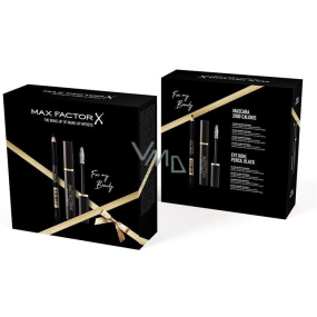 Max Factor 2000 Calorie Dramatic Volume Mascara 01 Black 9 ml + Eye Khol Eye Pencil Black 4 g, cosmetic set