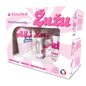Regina Žužu shower gel for children 250 ml + deer tallow 4.5 g + cup 500 ml, gift set