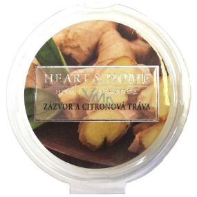 Heart & Home Ginger and Lemongrass Soy natural fragrant wax 26 g