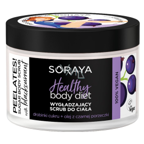 Soraya Healthy Body Diet Blackcurrant oil smoothing natural sugar peeling 200 ml