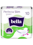 Bella Perfecta Slim Green ultra-thin sanitary napkins with wings 10 pieces