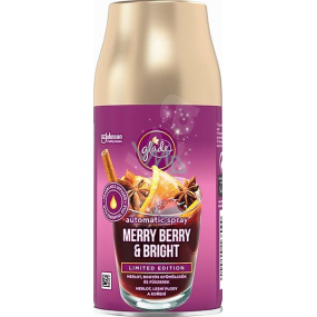 Glade Merry Berry & Bright automatic air freshener with the scent of merlot, berries and spices, refill spray 269 ml