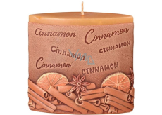Candles Cinnamon Cinnamon scented candle ellipse 110 x 45 x 110 mm