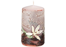 Candles Vanilla Vanilla scented candle cylinder 60 x 110 mm