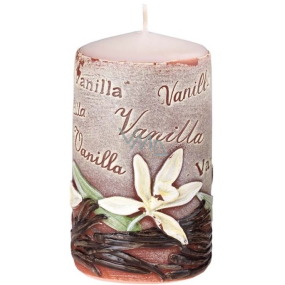 Candles Vanilla Vanilla scented candle cylinder 60 x 110 mm