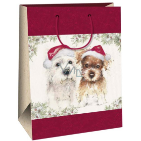 Ditipo Gift kraft bag 27 x 12 x 37 cm dogs 30