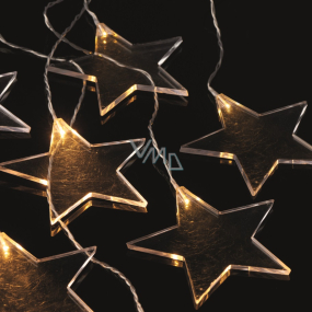 Emos Star curtain 8 LED, warm white