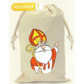 Nekupto Fabric bag of St. Nicholas St. Nicholas white 220 x 320 mm