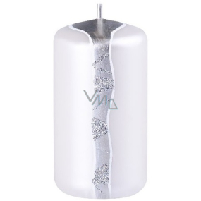 Emocio Candle with silver cylinder 50 x 100 mm