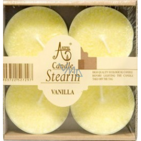 Adpal Stearin Maxi Vanilla - Vanilla Scented Tealight Candles 4 pieces