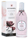 Vivian Gray Vivanel Lotus & Rose luxury eau de toilette with essential oils for women 100 ml