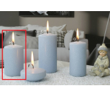 Lima Ice pastel candle light blue cylinder 60 x 90 mm 1 piece