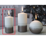 Lima Aroma line candle light brown cylinder 50 x 100 mm 1 piece