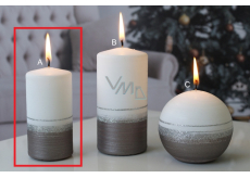 Lima Aroma line candle light brown cylinder 50 x 100 mm 1 piece