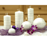 Lima Galaxy candle white cylinder 50 x 100 ml 1 piece