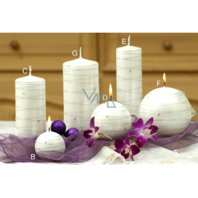 Lima Galaxy candle white cylinder 50 x 100 ml 1 piece